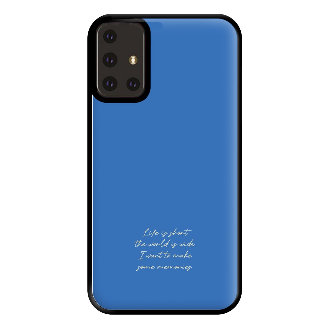 Life Is Short - Mamma Mia Phone Case for Galaxy A71