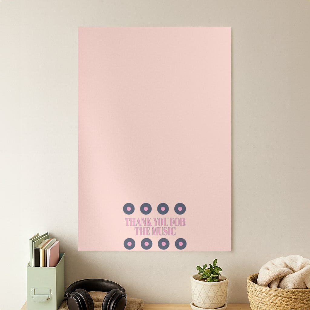 Thank You For The Music - Mamma Mia Poster