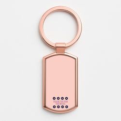 Thank You For The Music - Mamma Mia Rose Gold Keyring