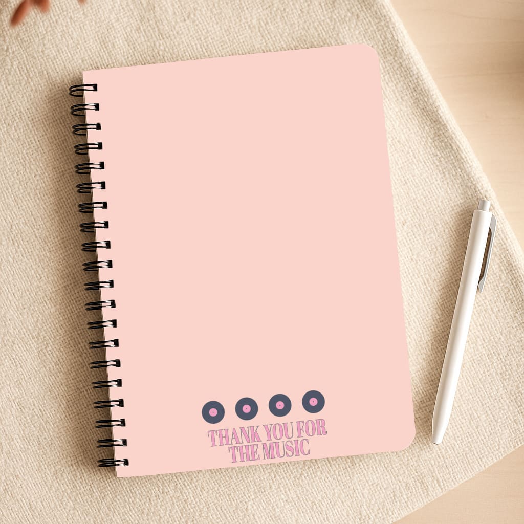 Thank You For The Music - Mamma Mia Notepad