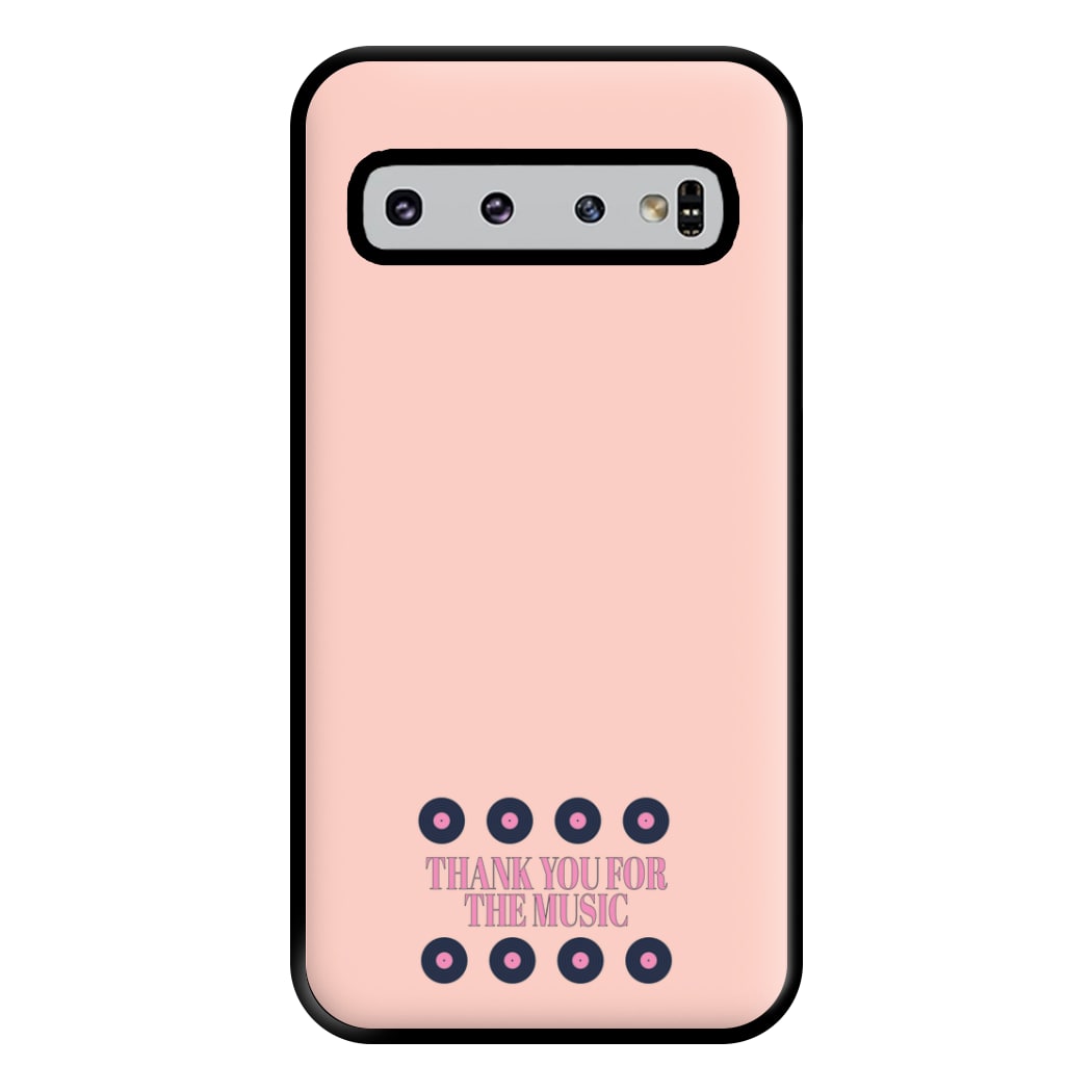 Thank You For The Music - Mamma Mia Phone Case for Galaxy S10 Plus