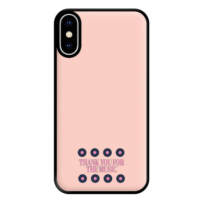 Thank You For The Music - Mamma Mia Phone Case for iPhone XS Max