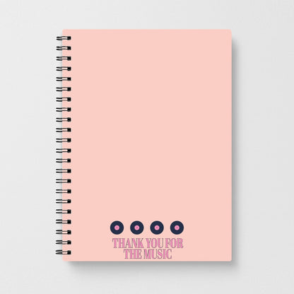 Thank You For The Music - Mamma Mia Notebook