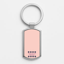 Thank You For The Music - Mamma Mia Silver Keyring