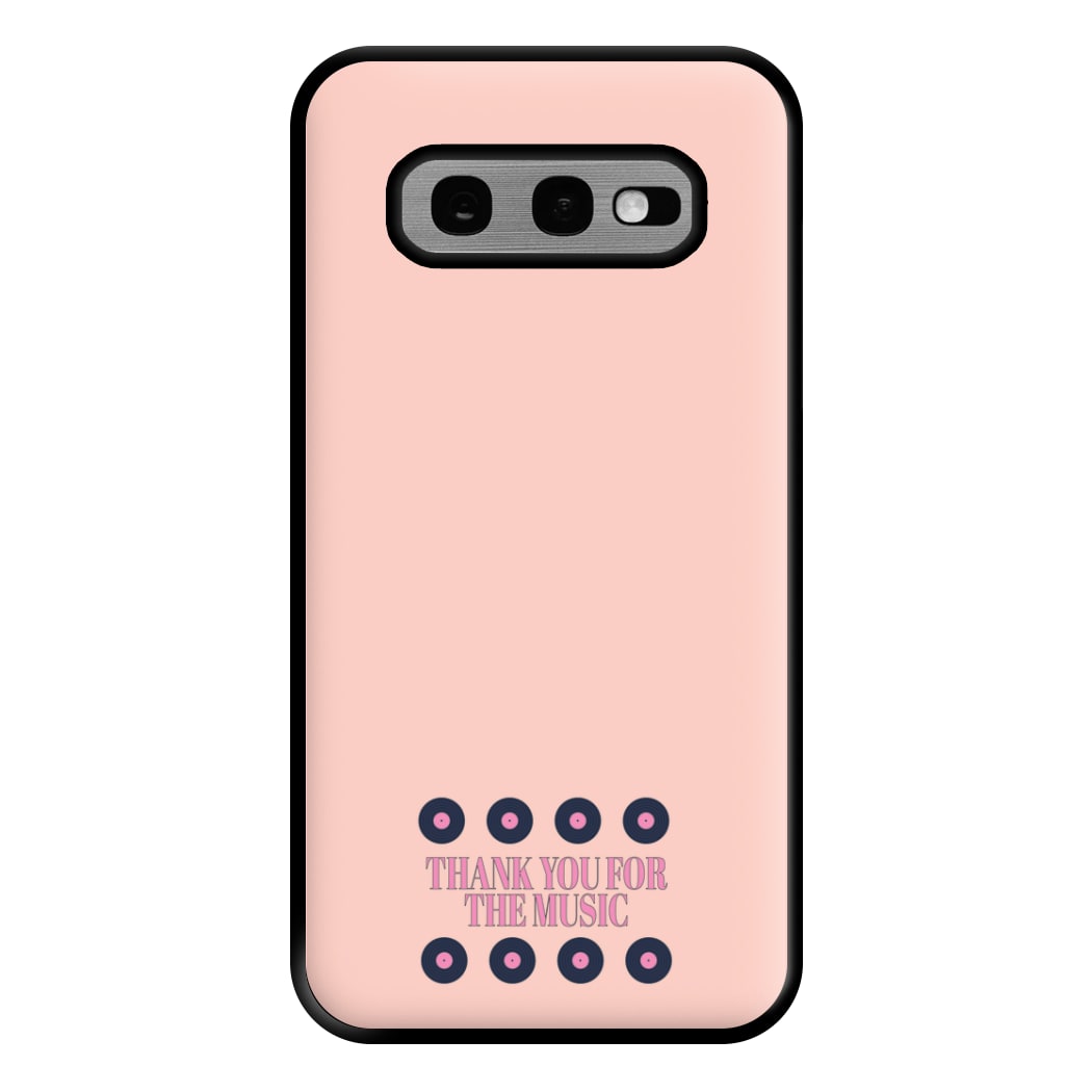 Thank You For The Music - Mamma Mia Phone Case for Galaxy S10e