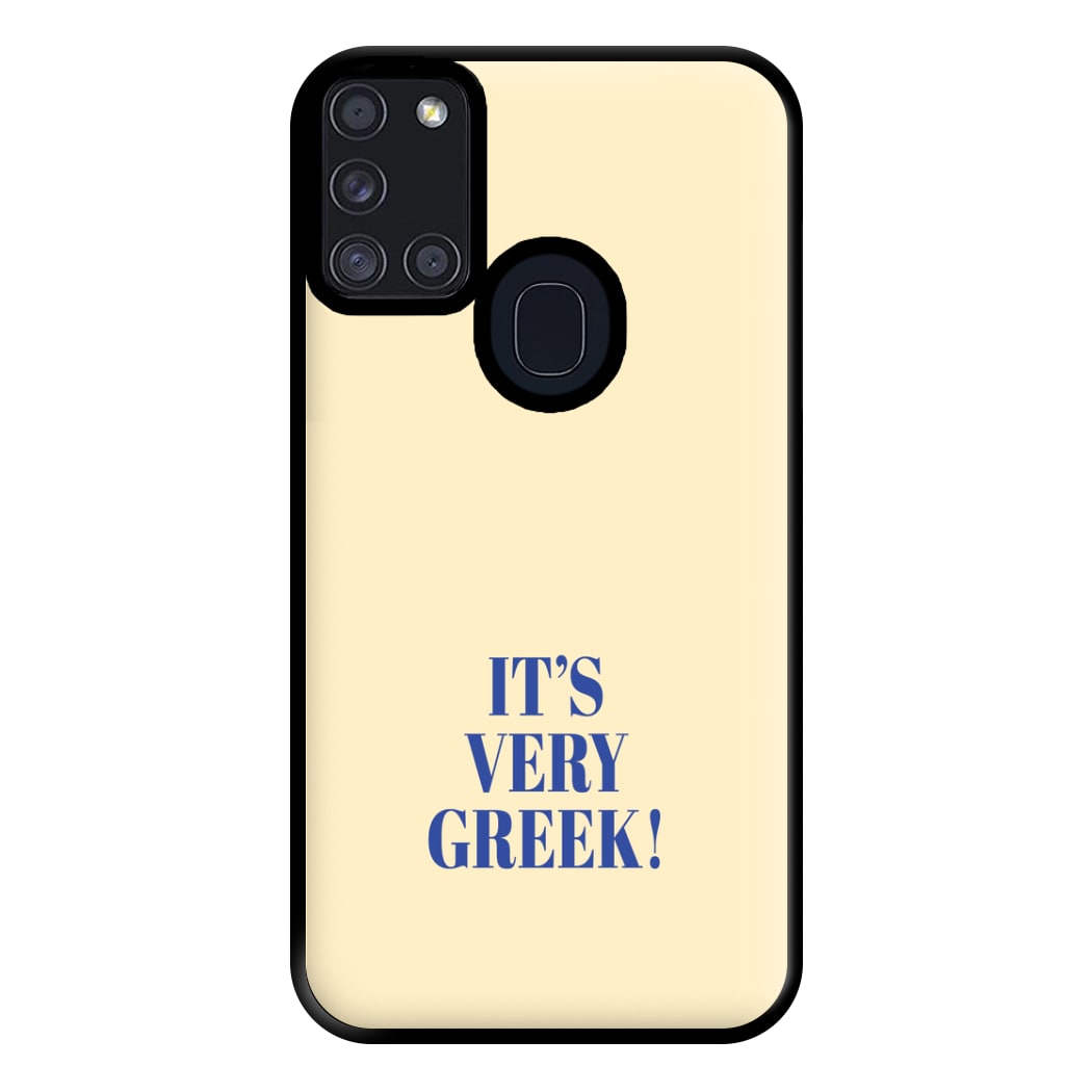 It's Very Greek! - Mamma Mia Phone Case for Galaxy A21s