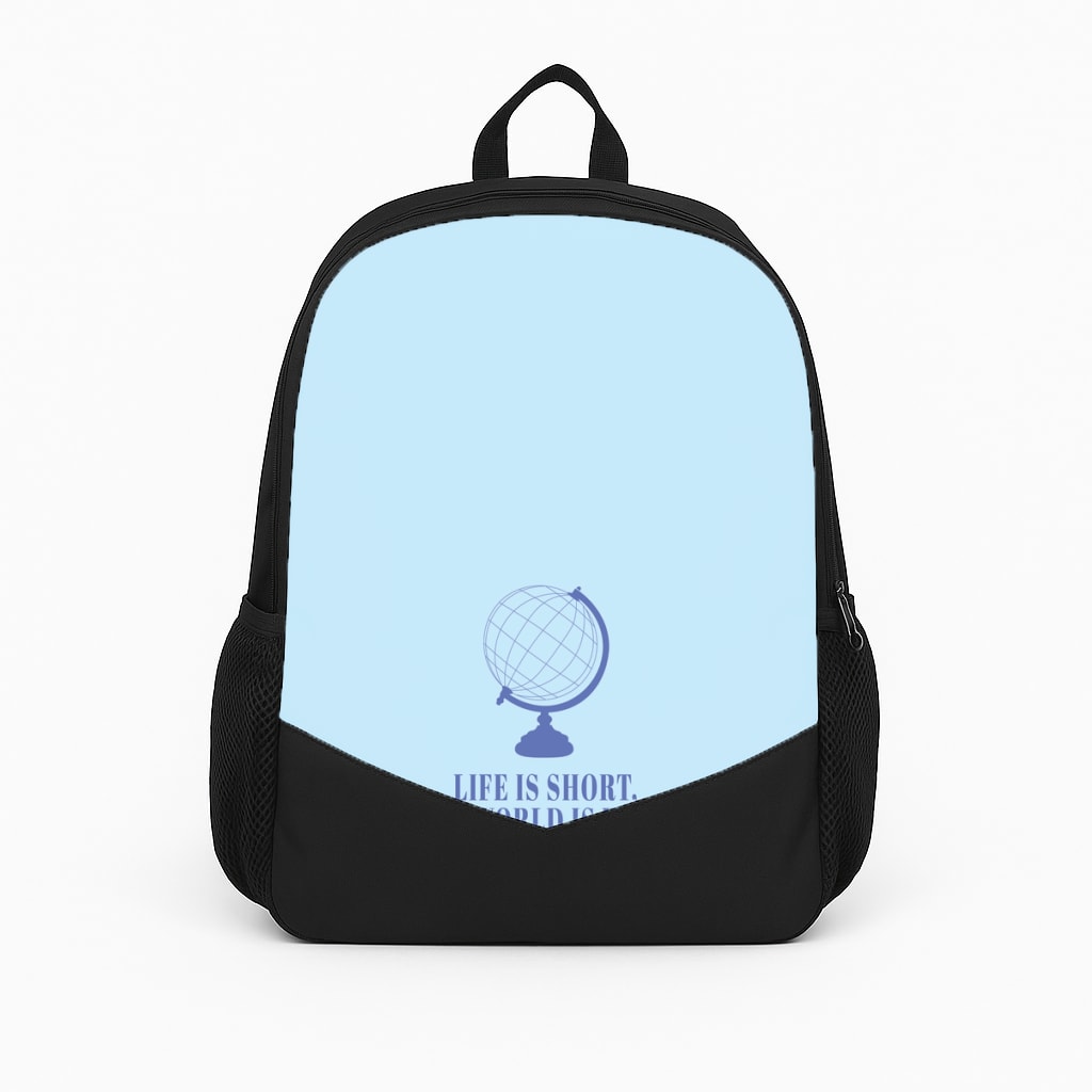 Life Is Short The World Is Wide - Mamma Mia Backpack