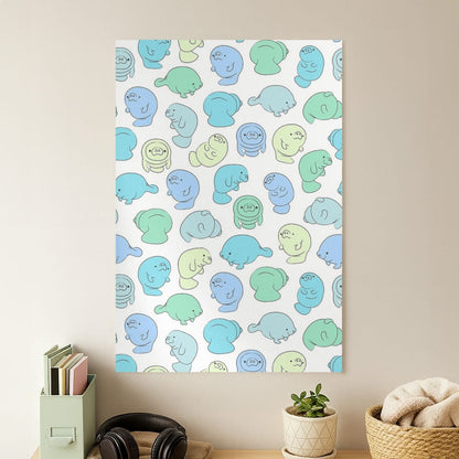 Manatee Party Poster