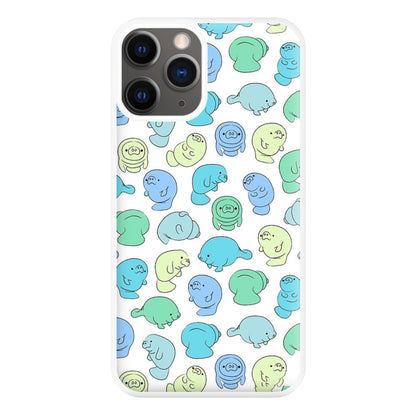 Manatee Party Phone Case for iPhone 12 Pro Max