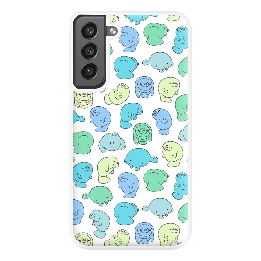 Manatee Party Phone Case for Galaxy S21FE