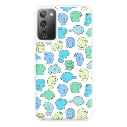 Manatee Party Phone Case for Galaxy Note 20 Ultra