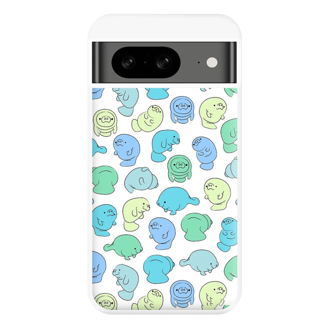 Manatee Party Phone Case for Google Pixel 8