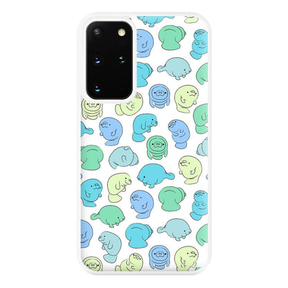 Manatee Party Phone Case for Galaxy S20 Plus