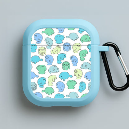 Manatee Party Blue AirPods Case