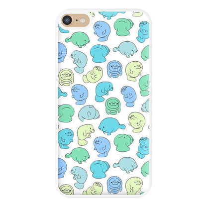 Manatee Party Phone Case for iPhone 6 Plus / 7 Plus / 8 Plus