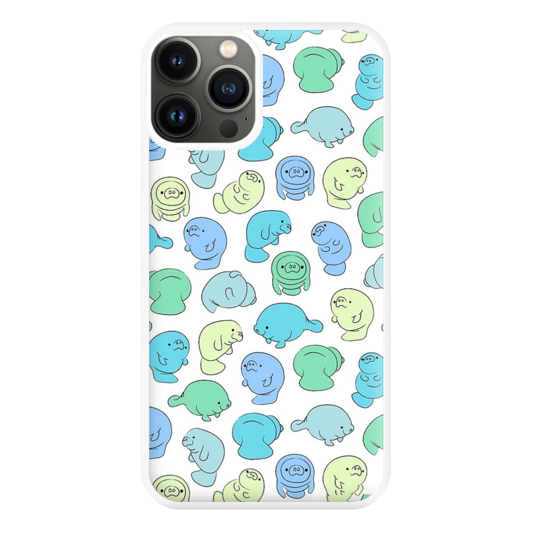 Manatee Party Phone Case for iPhone 11 Pro Max