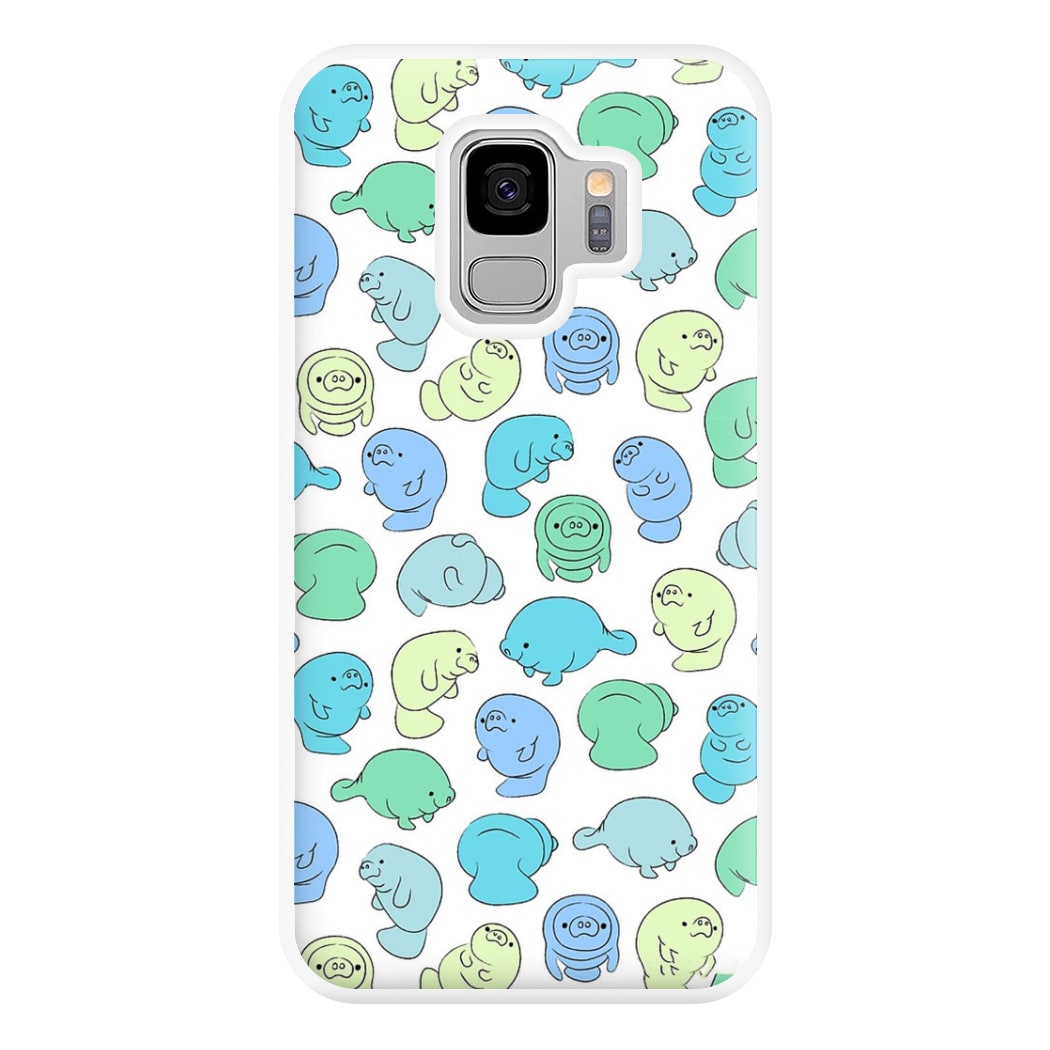 Manatee Party Phone Case for Galaxy S9 Plus