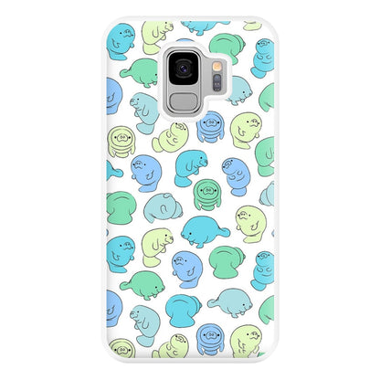 Manatee Party Phone Case for Galaxy S9 Plus