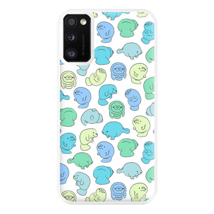 Manatee Party Phone Case for Galaxy A41