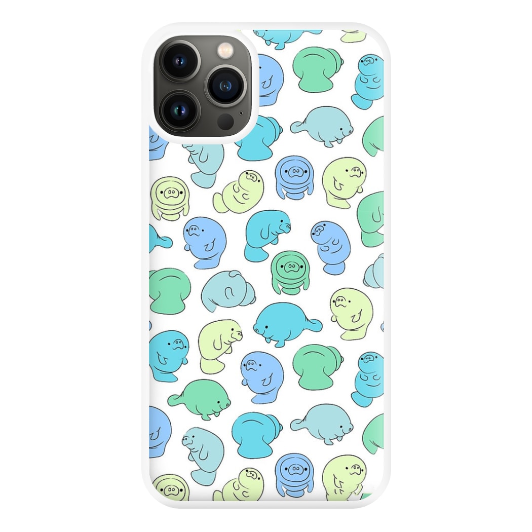 Manatee Party Phone Case for iPhone 13