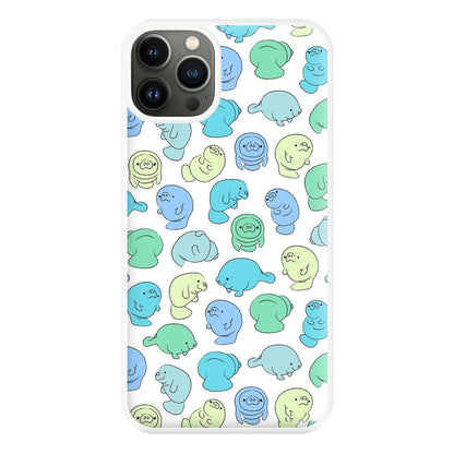 Manatee Party Phone Case for iPhone 13