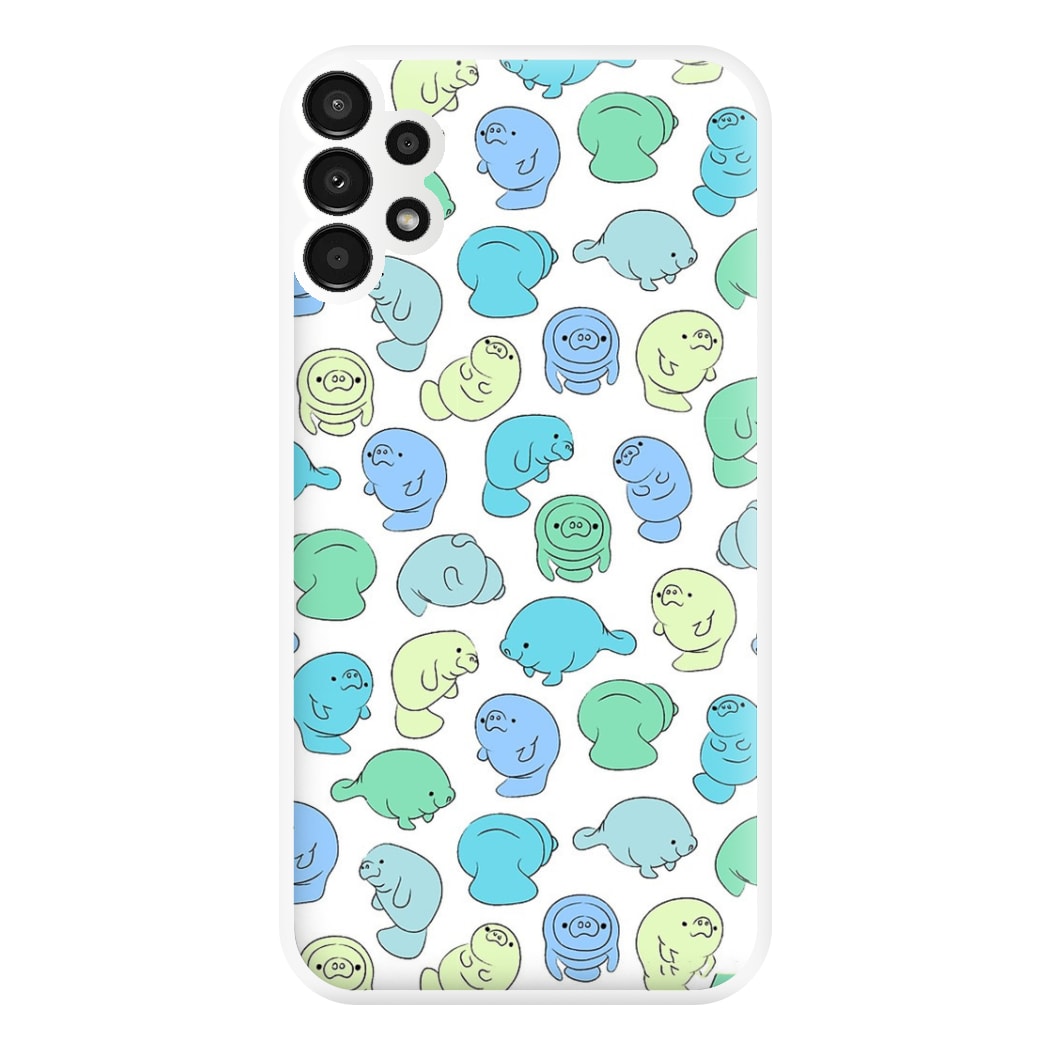 Manatee Party Phone Case for Galaxy A13