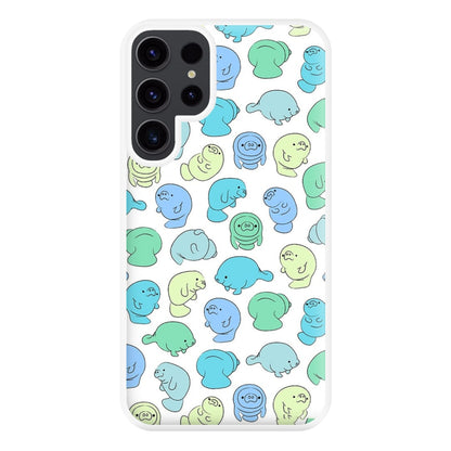 Manatee Party Phone Case for Galaxy S23 Ultra