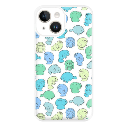 Manatee Party Phone Case for iPhone 14