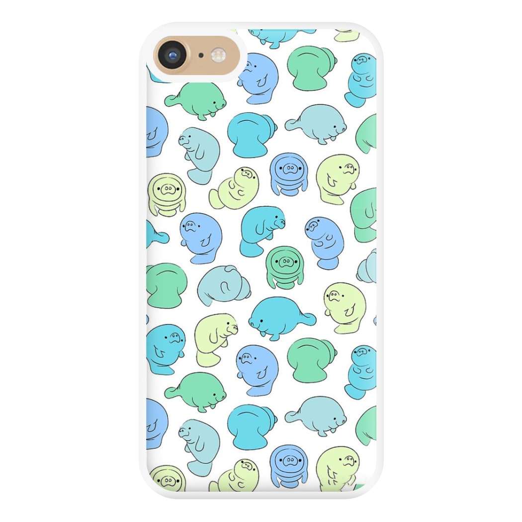 Manatee Party Phone Case for iPhone 6 / 7 / 8 / SE