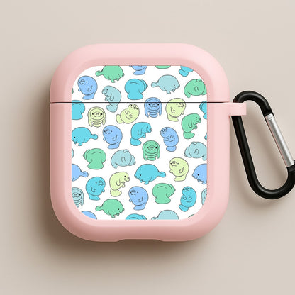 Manatee Party Pink AirPods Case