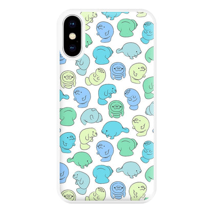 Manatee Party Phone Case for iPhone XS Max