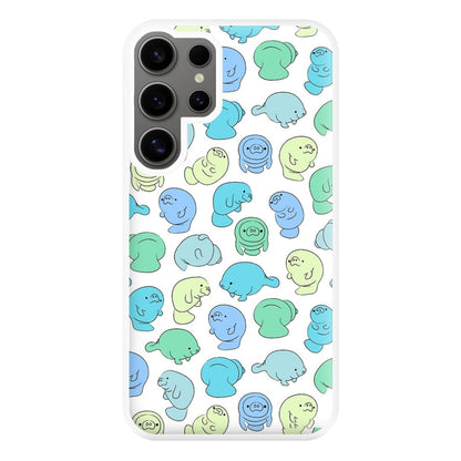 Manatee Party Phone Case for Galaxy S24 Ultra