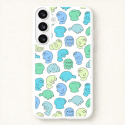 Manatee Party Phone Case for Galaxy S26 Plus