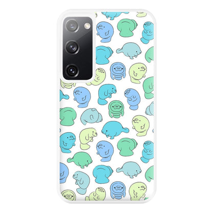 Manatee Party Phone Case for Galaxy S20