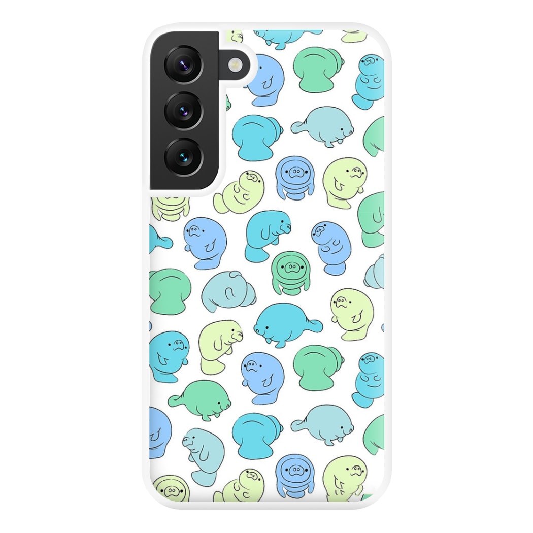 Manatee Party Phone Case for Galaxy S22 Plus