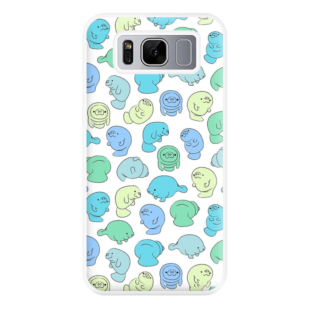 Manatee Party Phone Case for Galaxy S8 Plus