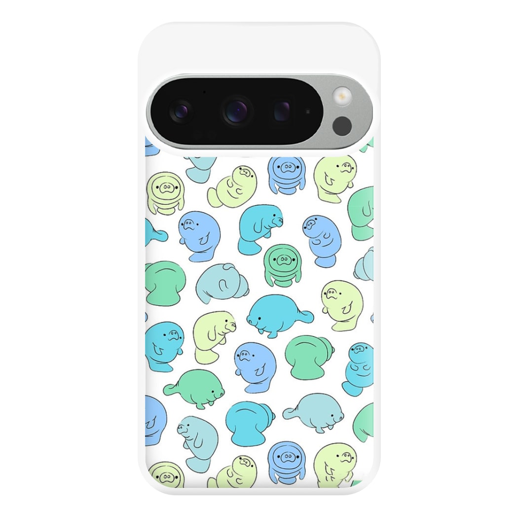 Manatee Party Phone Case for Google Pixel 9 Pro XL