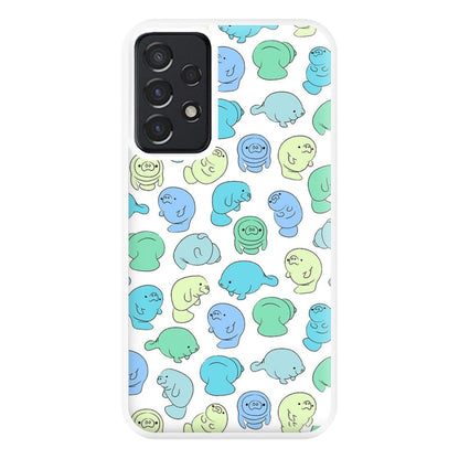 Manatee Party Phone Case for Galaxy A52 / A52s