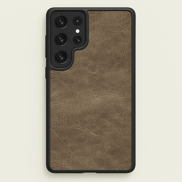 Tan Leather Phone Case - Galaxy S23 Ultra / Standard