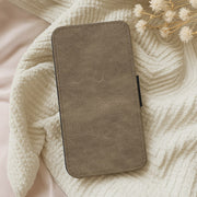 Tan Leather Flip / Wallet Phone Case 5
