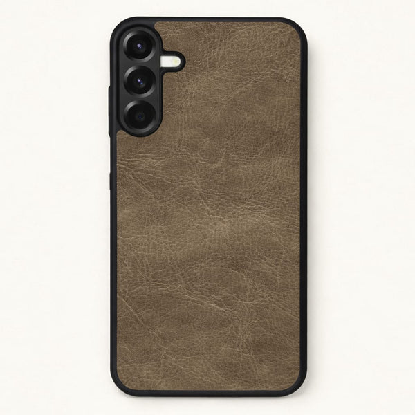 Tan Leather Phone Case - Galaxy A37 / Standard