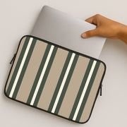 Khaki Stripes Laptop Sleeve 2