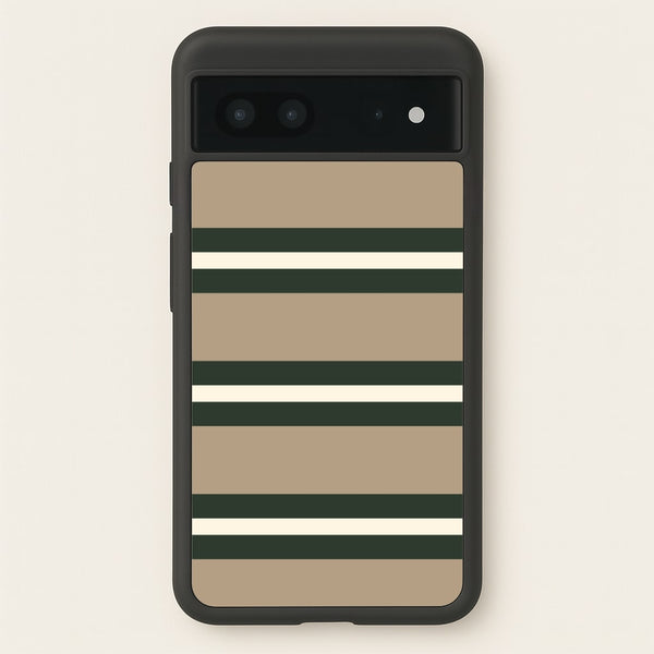 Khaki Stripes Phone Case - Google Pixel 7 / Standard