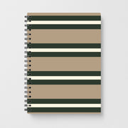 Khaki Stripes Notebook 1