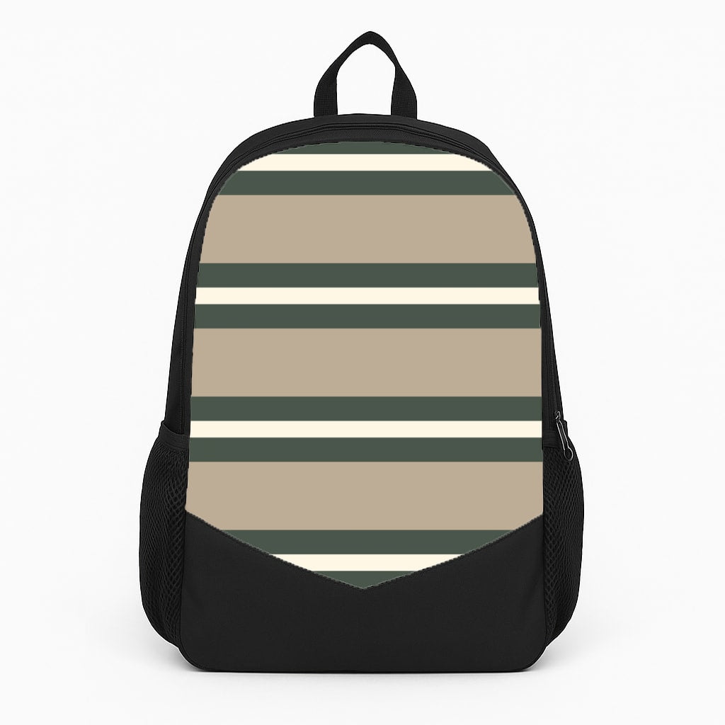 Khaki Stripes Backpack