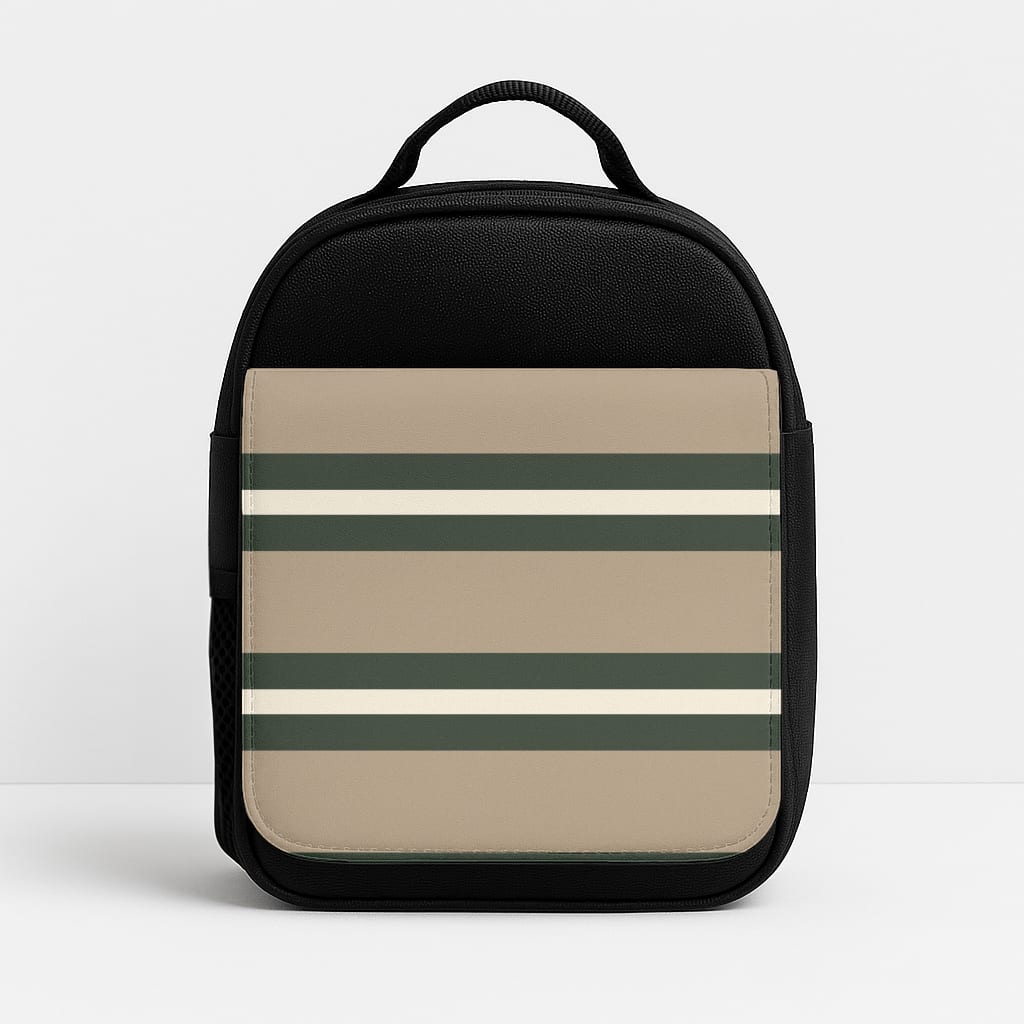 Khaki Stripes Lunchbox