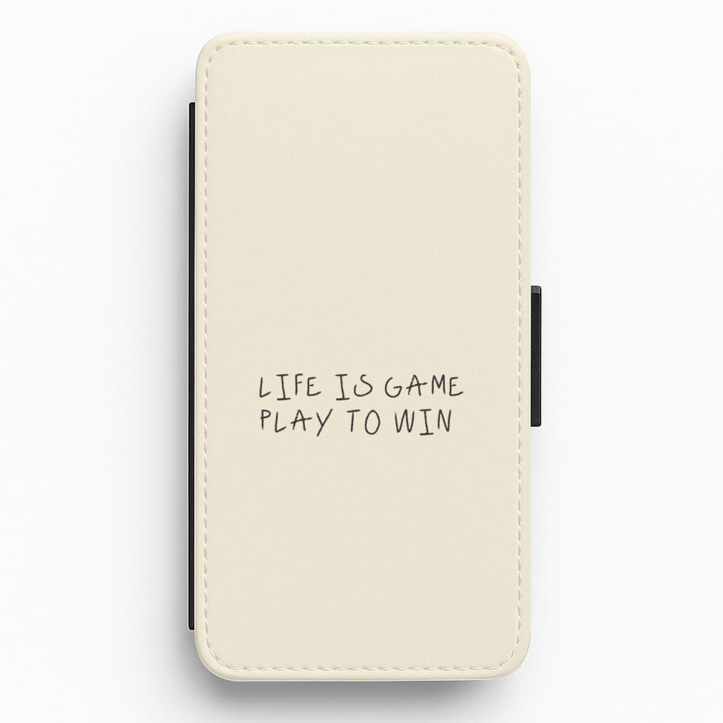 Life Is A Game Flip / Wallet Phone Case