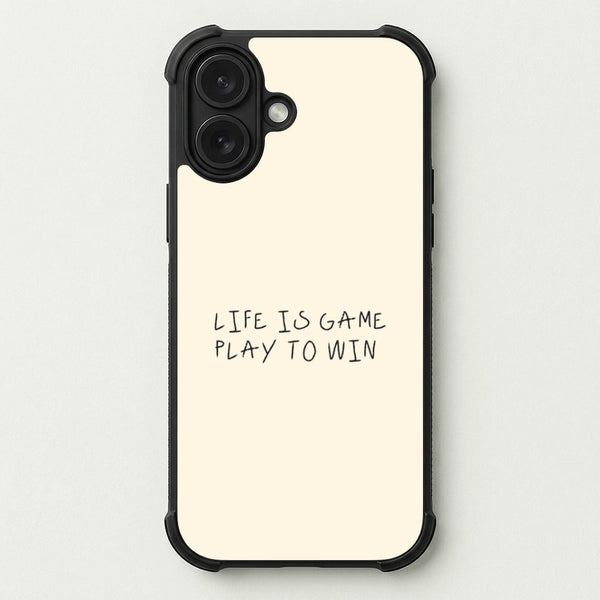 Life Is A Game Phone Case — Bumper case
