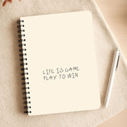 Life Is A Game Notebook 3