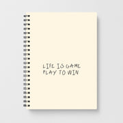 Life Is A Game Notebook 1